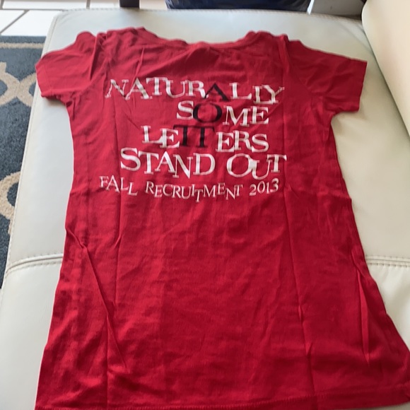 Alpha Omicron Pi 2013 Recruitment V Neck Tee - Picture 2 of 2